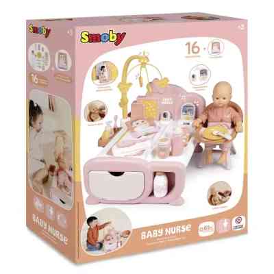 Ігровий набір Smoby Ігровий центр Бебi Ньорс. Терракотова пудра. Дитяча кімната зі звук. ефектами та аксесуарами (7600220393) Вінниця