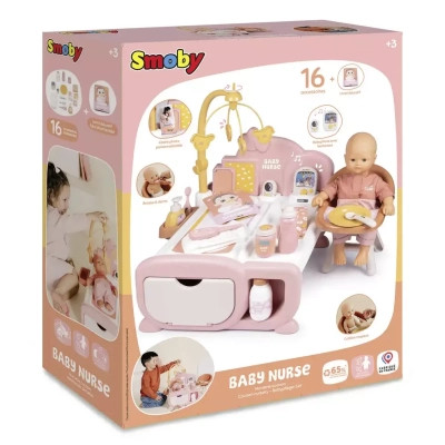 Ігровий набір Smoby Ігровий центр Бебi Ньорс. Терракотова пудра. Дитяча кімната зі звук. ефектами та аксесуарами (7600220393) Вінниця - фото 3