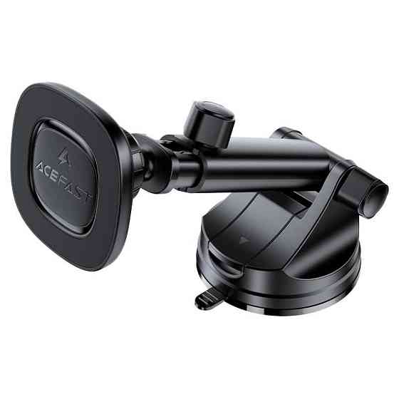 Автодержатель для телефона с БЗУ ACEFAST D47 magnetic wireless charging car holder for dashboard Black Киев