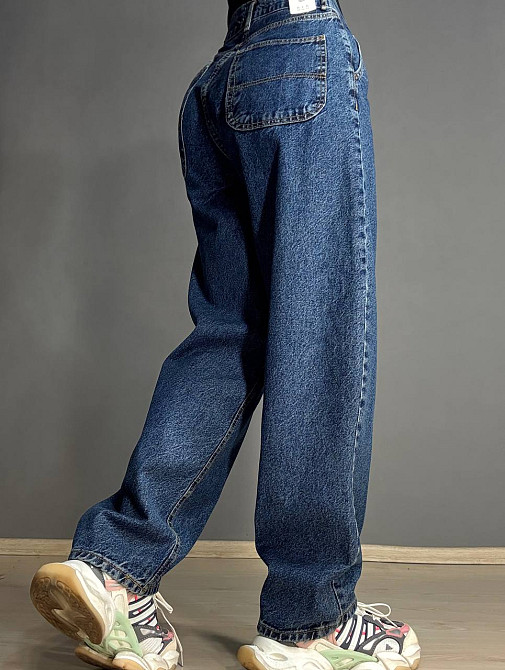 Джинси жіночі Its Basic 2952-1 банани скейтери косі кишені сині, синій, 40, 40, 86 см, 115 см Київ - фото 19