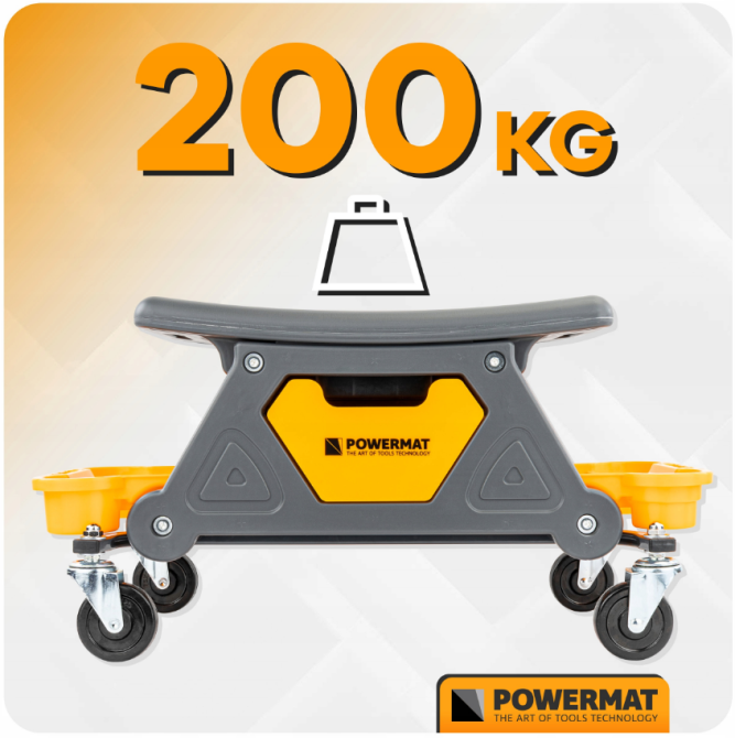 Стул для мастерской 200кг Powermat (Польша) Киев - изображение 5