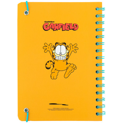 Блокнот Kite на спіралі A5 Garfield , 80 аркушів, клітинка (GF25-190) Вінниця - фото 3