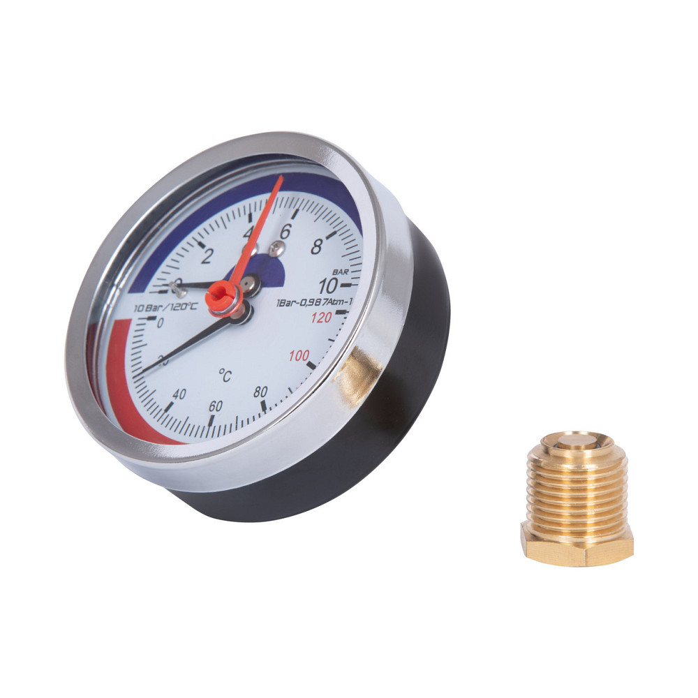 Термоманометр Thermo Alliance Standart 80 мм 1/2", заднє під'єднання SD17310B Київ - фото 8