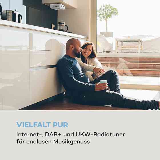 Кухонна радіо Silver Star Chef 20 Вт макс CD BT USB інтернет/DAB+/FM білий Білий (Німеччина, читати опис) Рівне