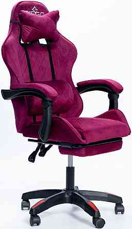 Кресло геймерское DIEGO ALCANTARA PRO Light Purple Киев