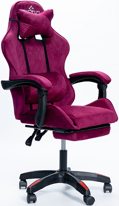 Кресло геймерское DIEGO ALCANTARA PRO Light Purple Киев - изображение 3