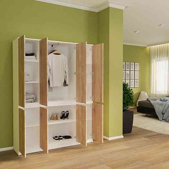 Розпашна шафа Смузі 25 1400 білий/сонома Киев