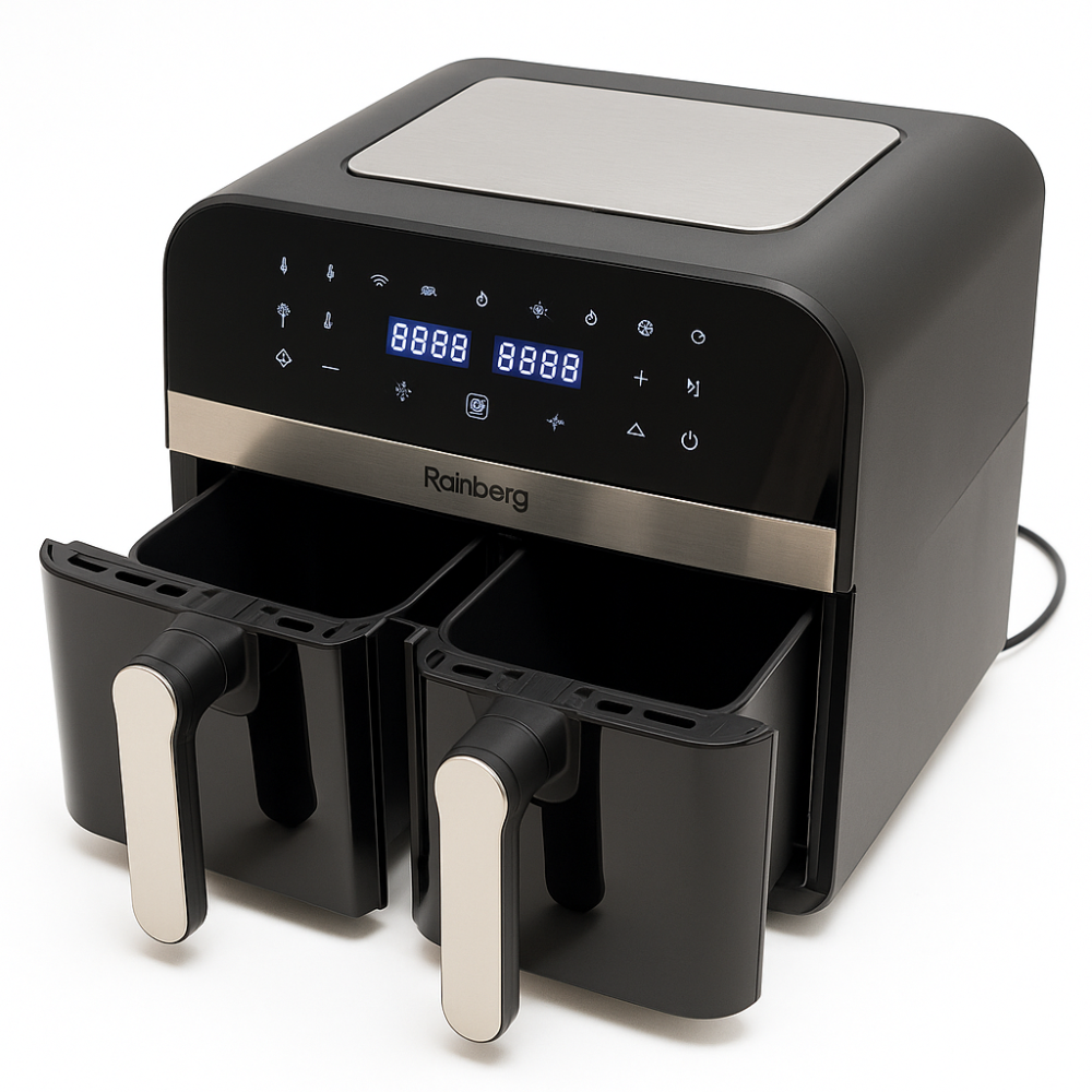 Домашняя фритюрница для фри, Аэрофритюрница электрическая безмасляная, Аэрогриль для запекания и жарки UC-78 Львов - изображение 4