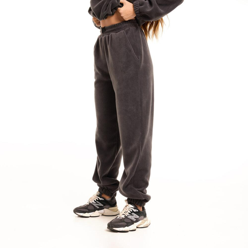 Темно-сірий костюм зимовий флісовий. Жіночий теплий костюм Pobedov Huggi жіночий Київ - фото 5