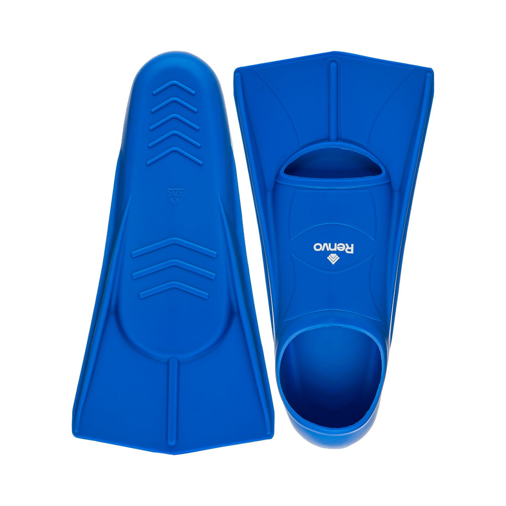 Короткі ласти для тренування в басейні Renvo Frio із закритою п'ятою Синій 30-32 (SF100-04 30-32) Киев - изображение 3