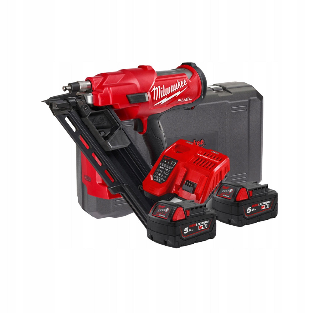 Цвяхозабивний пістолет акумуляторний MILWAUKEE, M18 FFN-502C, 50/90мм (+зар.прис., 2акум.Х5Аг, кейс) Одеса - фото 2