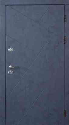 Форт-М Дверь уличная 3х контурная! Модель Трио-Авалон, цвет Бетон Антрацит 960 Киев