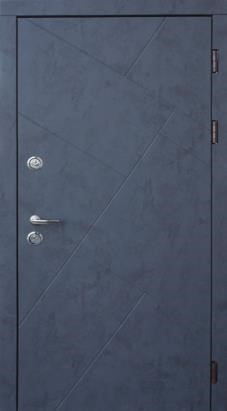 Форт-М Двері вуличні 3х контурні! Модель Тріо-Авалон, колір Бетон Антрацит 960 Київ - фото 1