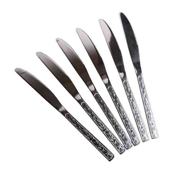 Набір столових ножів 6 шт нержавіюча сталь гальванічне покриття HP692 Київ