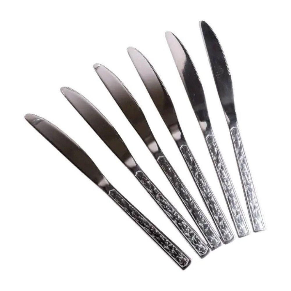 Набір столових ножів 6 шт нержавіюча сталь гальванічне покриття HP692 Київ - фото 3