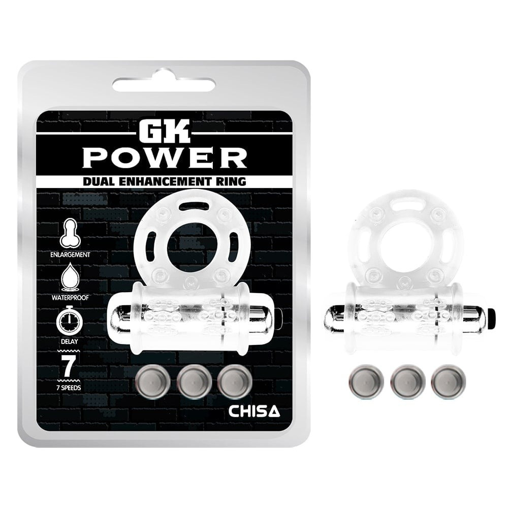 Эрекционное виброкольцо Chisa Get Lock Vibrating Bull Ring, прозрачное Sex Aura Киев - изображение 1