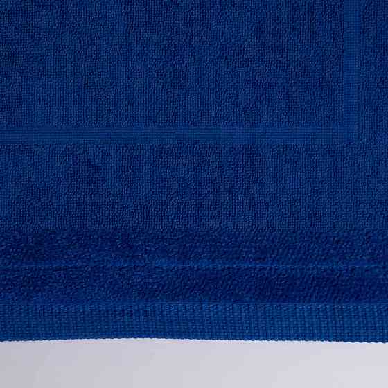 Махровое полотенце для ног Коврик GM Textile 50х70см 500г/м2 (Синий) Сумы