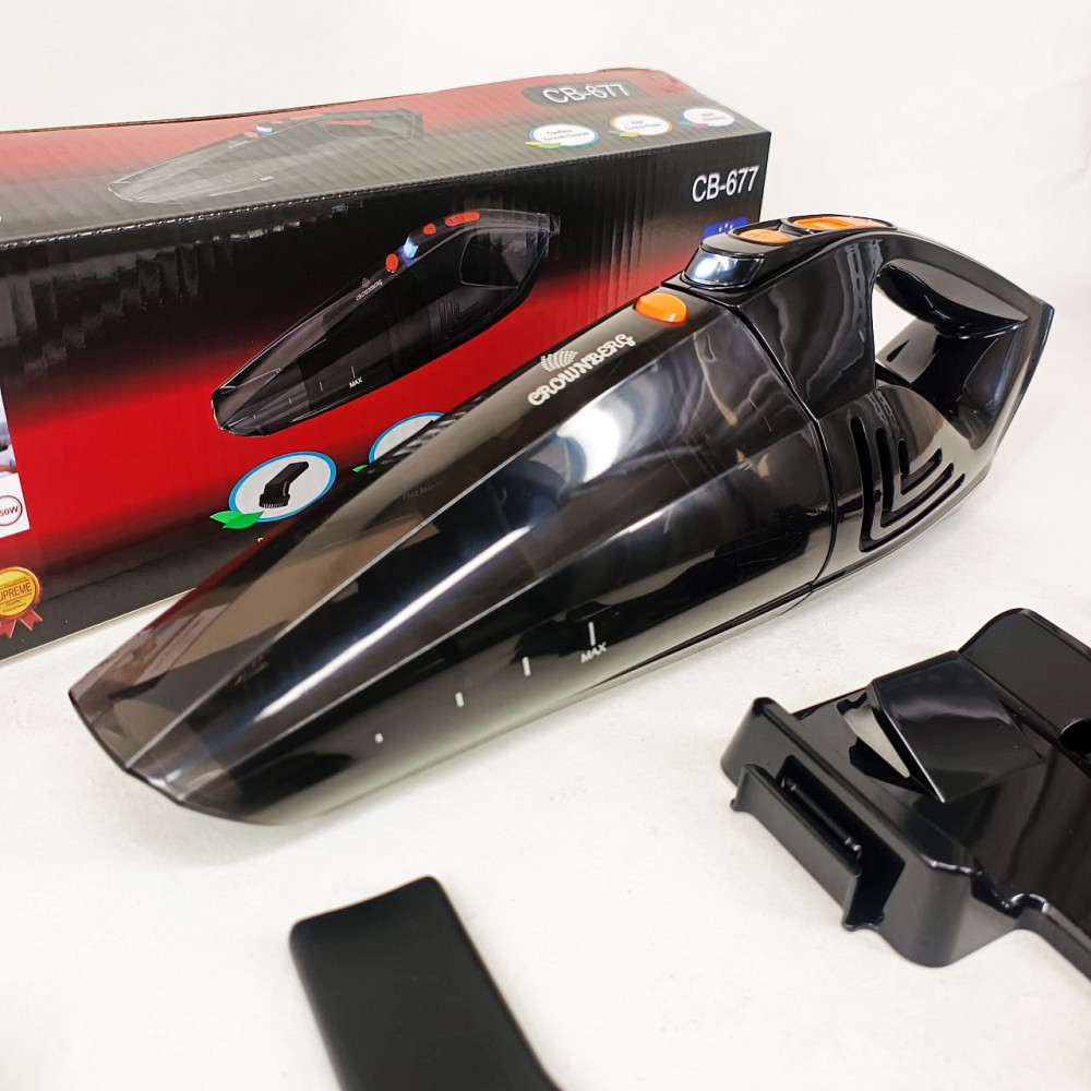 Портативний пилосос для автомобіля бездротовий потужний Crownberg CB-677 150Вт, Якісний автопилосос SY-48 Львів - фото 6