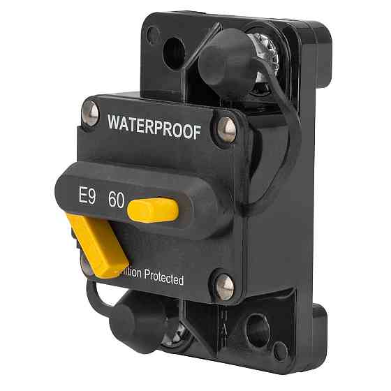 Автоматичний запобіжник 60А Waterproof (IP67) для катерів та авто Київ
