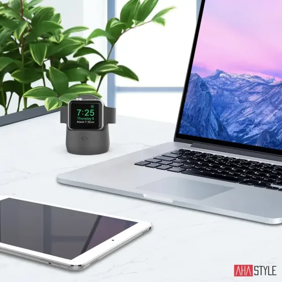 Силіконова підставка AhaStyle для Apple Watch Black Київ