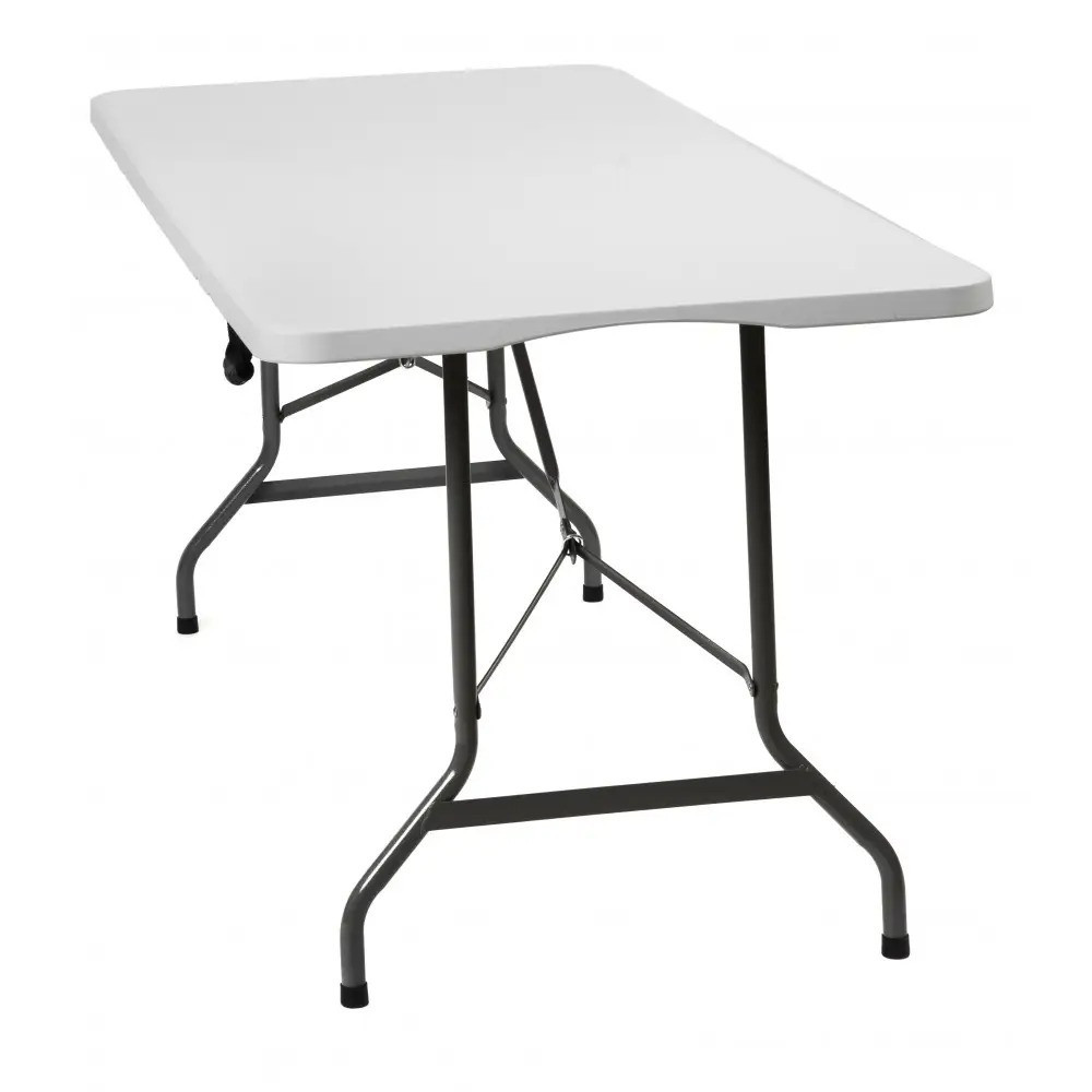 Стіл розкладний туристичний для пікніка Bonro BS 244 см білий Київ - фото 2