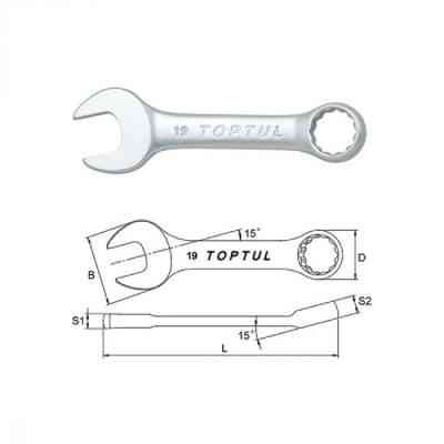 Ключ Toptul комбинированный короткий 8мм (AAAF0808) Винница
