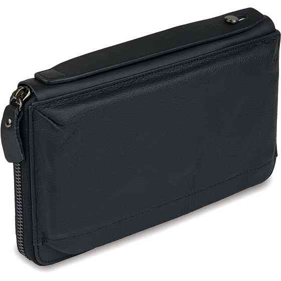 Мужской клатч-барсетка с ремешком на руку Черный (Vintage) Киев