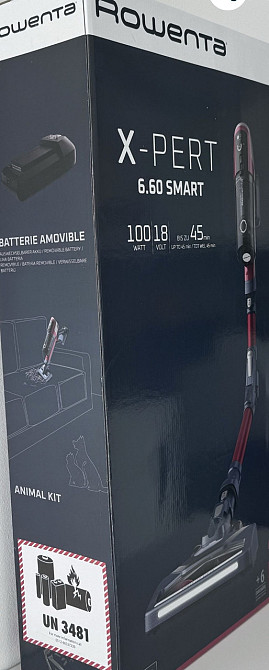 Акумуляторний Вертикальний Ручний Пилосос ROWENTA X-PERT 6.60 Smart. Харків - фото 3