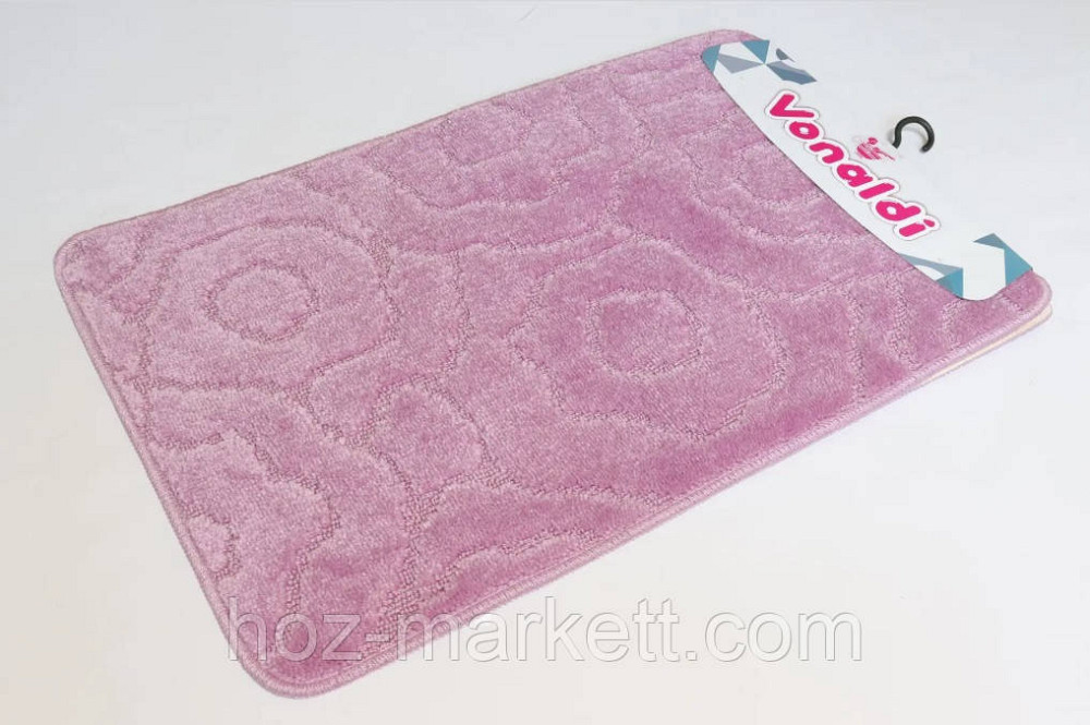 Набор ковриков для ванной и туалета 100 х 60 Турция розовій Харьков - изображение 1