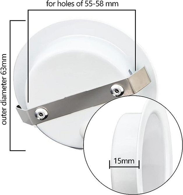 URing світлодіодний вбудований світильник для меблів 12 В з регульованою яскравістю 3,5 Вт 3000 K Дніпро - фото 3