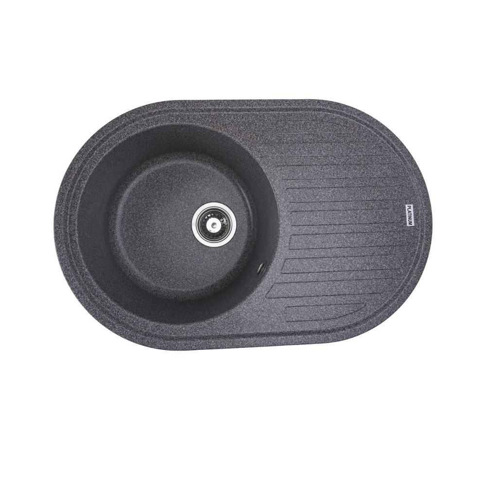 Гранітна мийка для кухні Platinum 7750 LIRA матова Мікс Коломия - фото 1