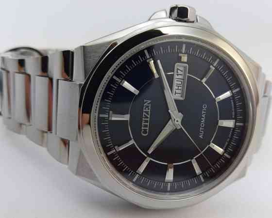 Японський чоловічий годинник Citizen NP4080-50L механіка автопідзавод, сапфір. Київ