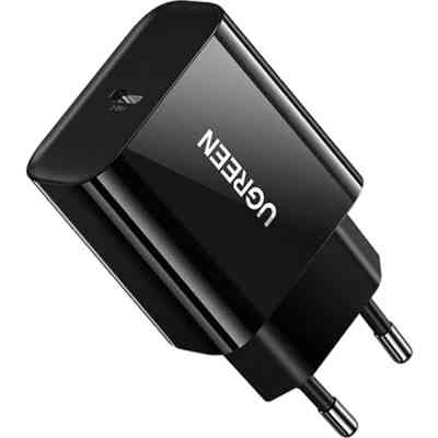 Зарядное устройство Ugreen CD137 20W Type-C PD Charger (Black) (10191) Винница