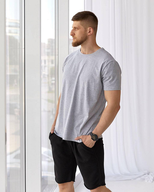 Футболка чоловіча котон Меланж M Харків - фото 5