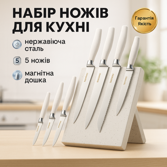 Хорошие ножи для поваров, Професиональный кухонный набор ножей, Набор кухонных ножей для поваров JD-76 Львов