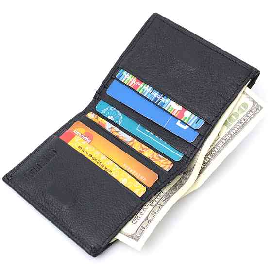 Красивый кошелек для женщин из натуральной кожи ST Leather 22709 Черный Киев