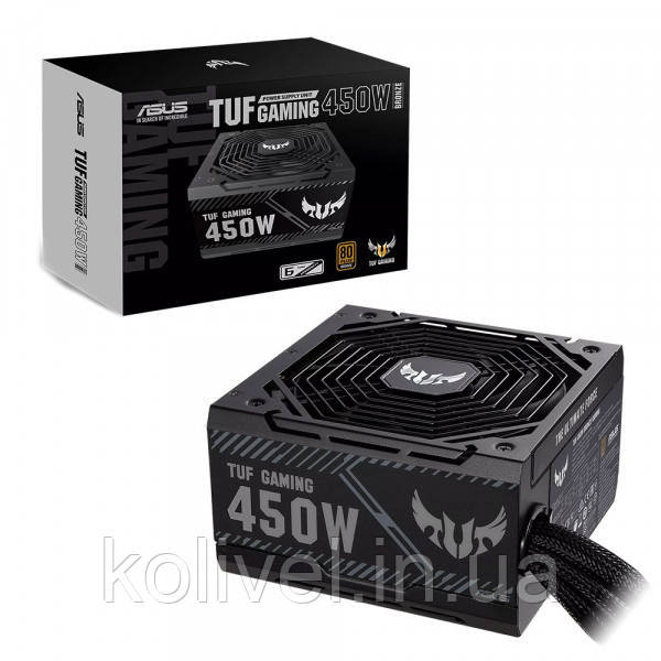 БЖ 450W Asus TUF-450B-GAMING, 135 mm, 80+ Bronze, retail (TUF-450B-GAMING) Киев - изображение 8