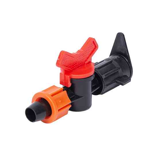 Кран для капельной ленты Ø16мм LFT FLORA (5079554) Ровно