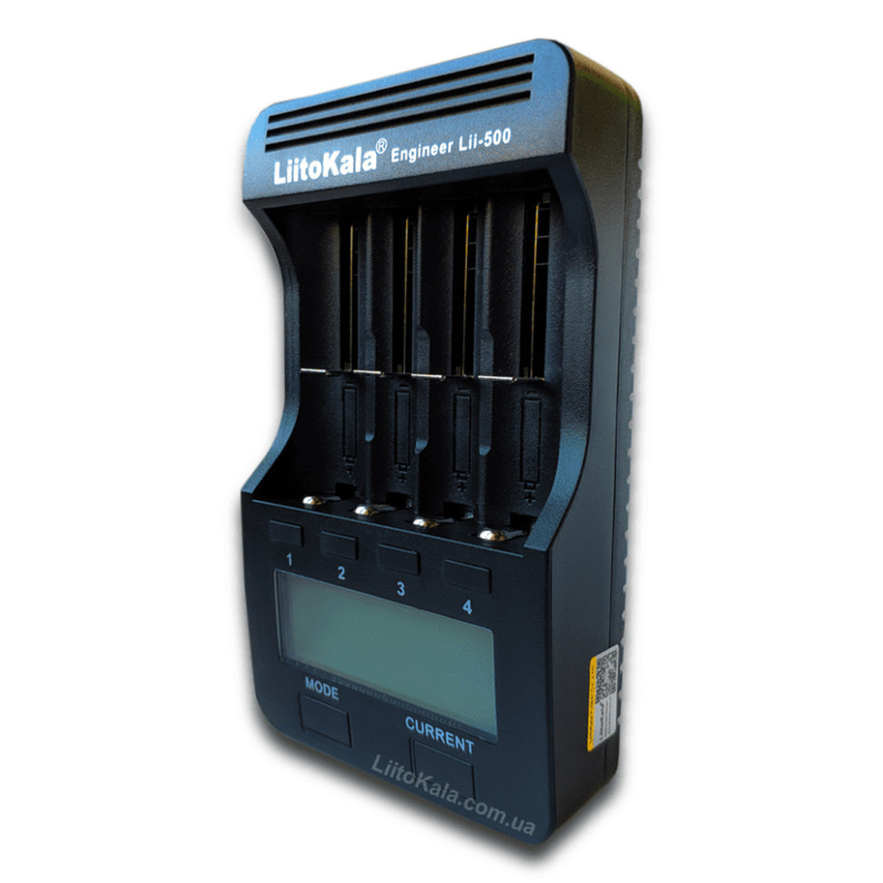 Зарядний пристрій Liitokala Lii-500, 4 канала, Ni-Mh/Li-ion, 220V/12V, Powerbank, Test, LCD, Box Киев - изображение 2
