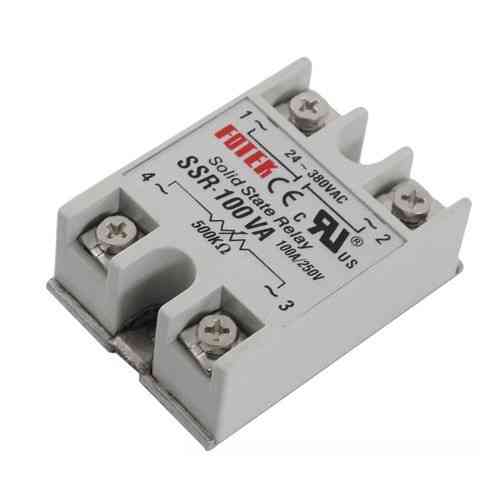 Однофазне твердотільне реле SSR-100VA 100A VR-AC  електронний модуль для безконтактного керування різними видами обладнання Київ