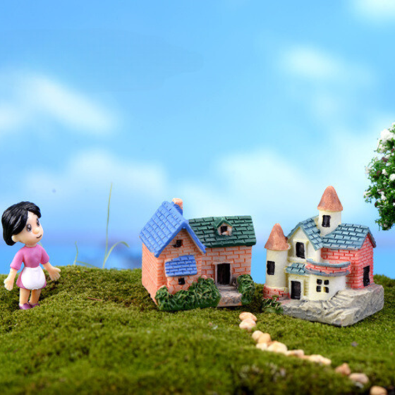 Декоративний  будиночок для міні-саду, флораріуму, моссаріуму, вазону, мікроландшафту, творчості №4 Одеса