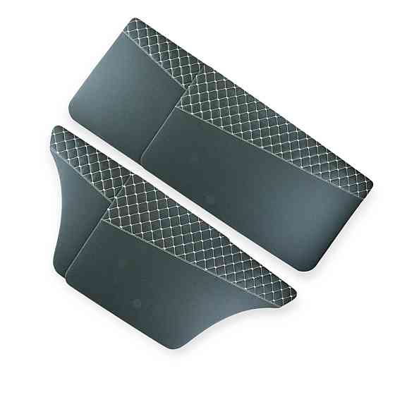 Карта 2101-2107 ексклюзив чорний, біла нитка двері Мукачево