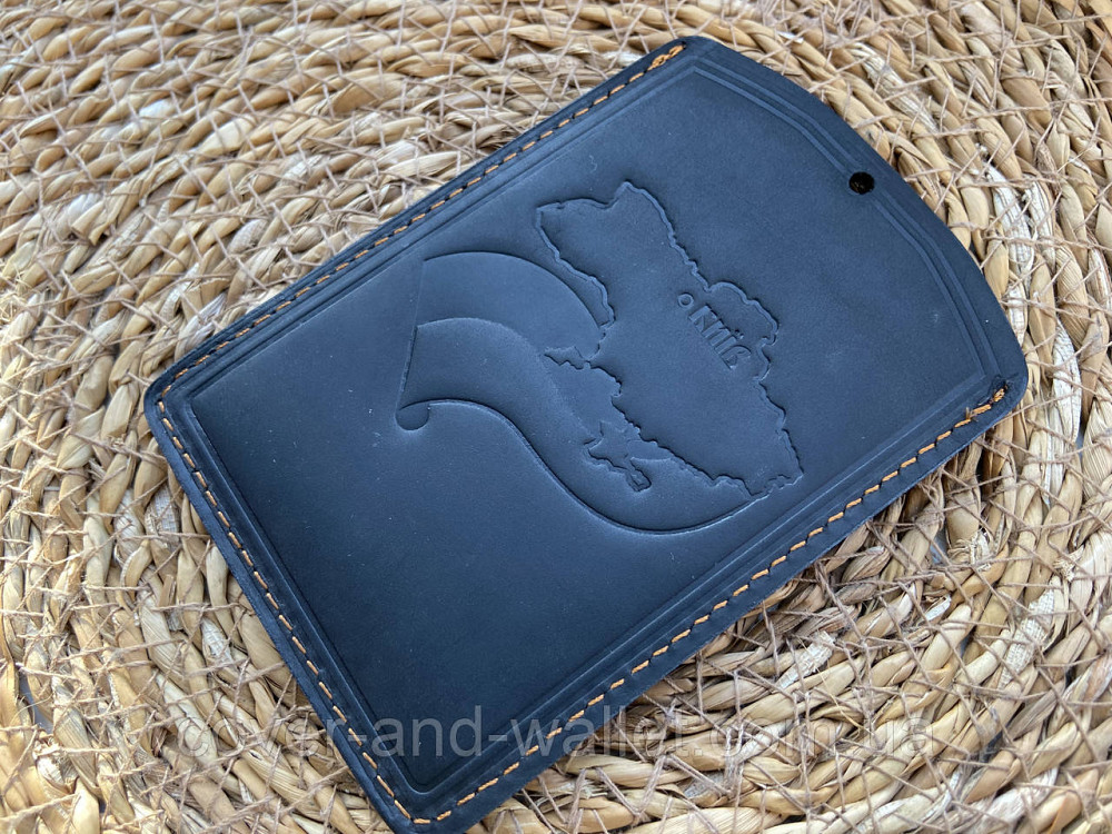 Шкіряна обкладинка на пенсійне посвідчення на два відділення GP Київ - фото 3