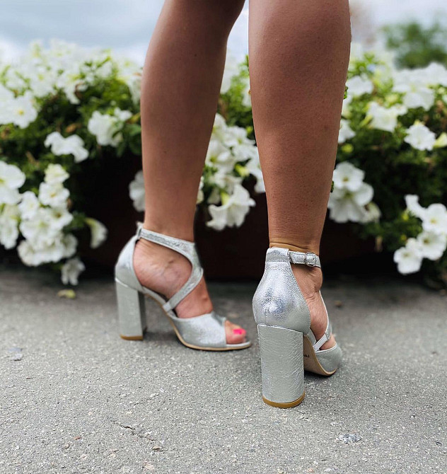 Nivelle Босоніжки жіночі NIVELLE 1858/9510-9544 срібні (літо, шкіра натуральна) (3711) Коломыя - изображение 8