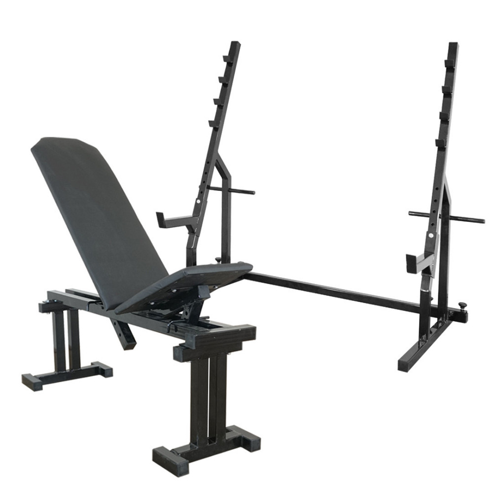 Скамья для жима регулируемая 40 на 40 мм + Стойки для присяда с упорами 50 на 50 мм Киев - изображение 1