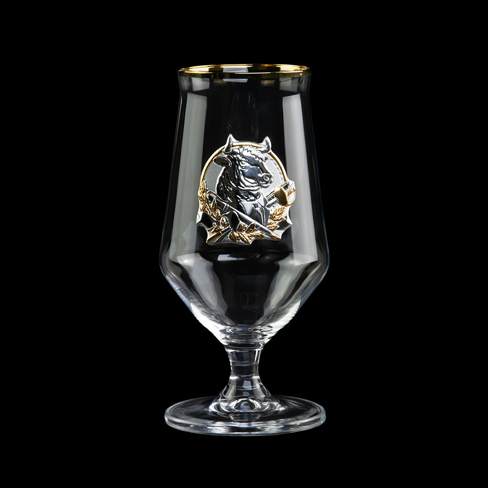 Набір для пива “SENATOR” 6 келихів 470 мл, кришталь, золото Рівне - фото 6