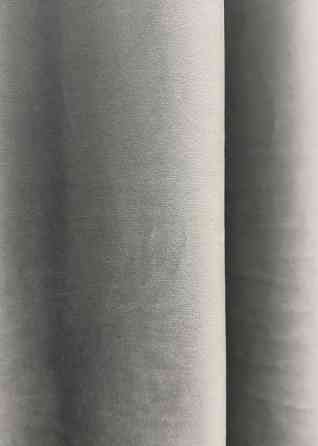 Шторная ткань бархат высота 3м цвет светло-серый 1765ш Киев