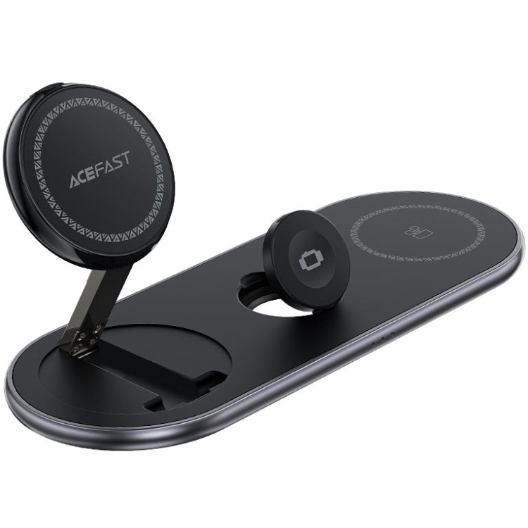 Зарядний пристрій Wireless QI 3in1 15W E19 Qi2 Acefast Винница - изображение 1