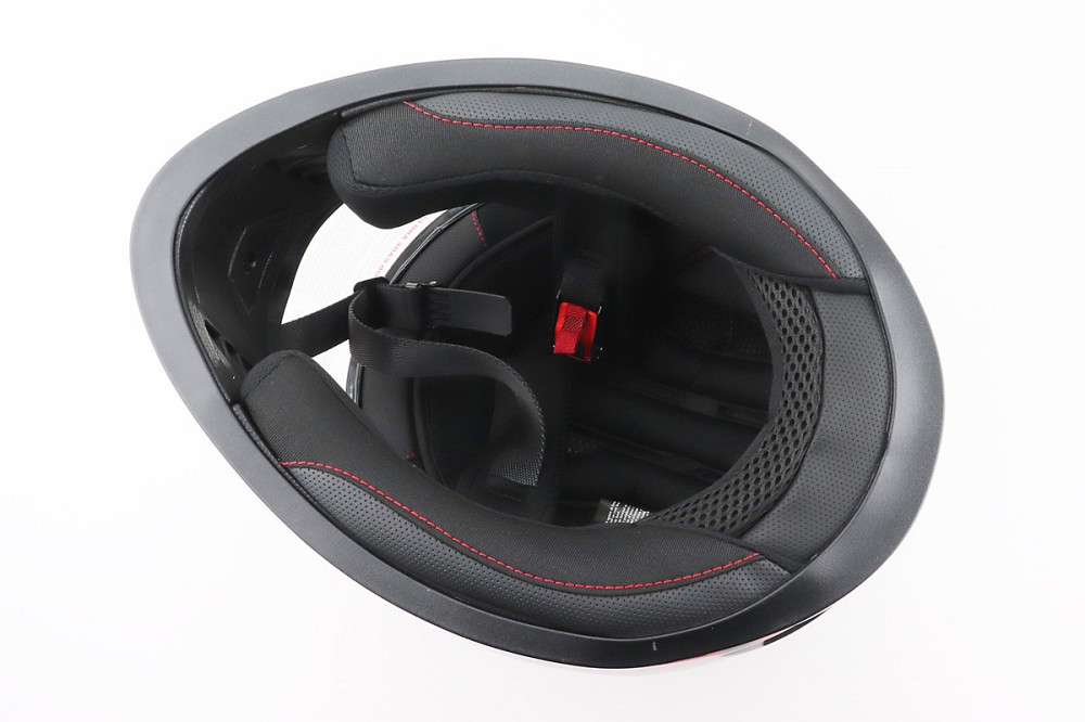 Шолом інтеграл, закритий BLD-М65 L (59-60см), ЧОРНИЙ/ЧЕРВОНО-СІРИЙ Київ - фото 6