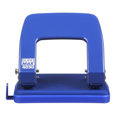 Діркопробивач Buromax металевий, до 25 аркушів, 122 х 108 х 54 мм, синій (BM.4030-02) Вінниця - фото 4